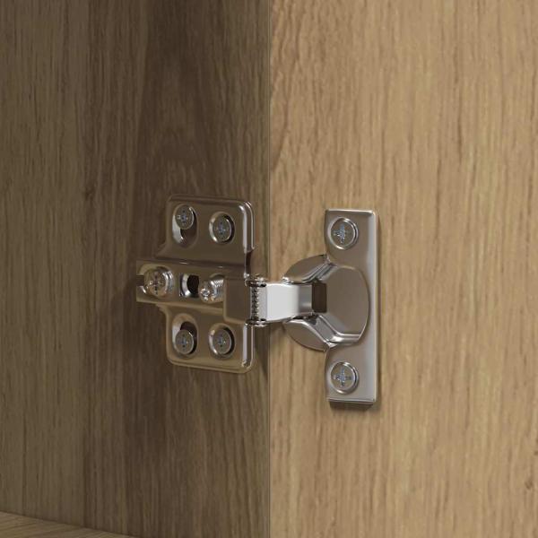 TV-Schrank mit LED Artisan Eiche 139,5x34x50 cm Holzwerkstoff