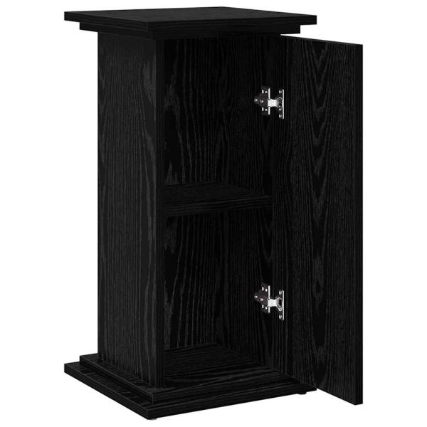 Displayständer mit Stauraum Schwarz Eiche 31x30x60 cm Ingenieure Holz