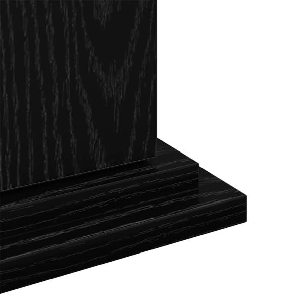 Displayständer mit Stauraum Schwarz Eiche 31x30x60 cm Ingenieure Holz