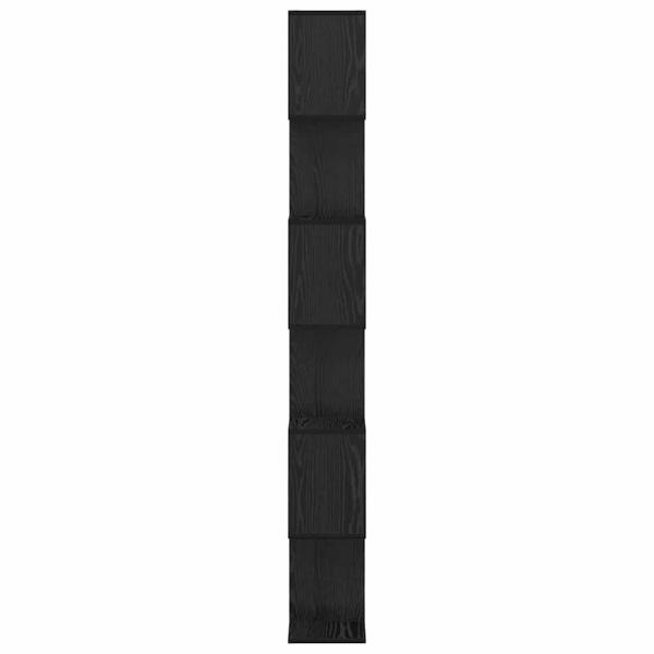 Bücherregal Schwarz Eiche 70x24x193.5 cm Ingenieure Holz