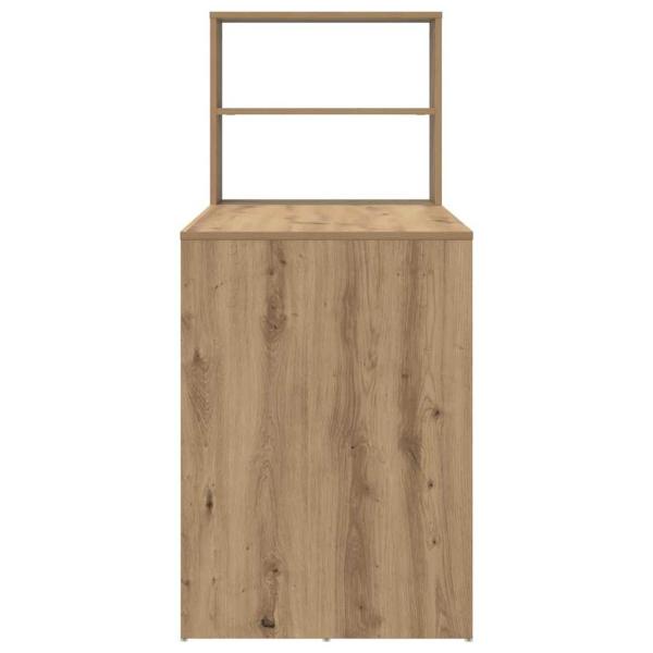 Schreibtisch mit Stauraum Artisan-Eiche 113x54x120 cm Ingenieurholz