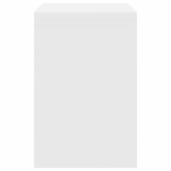 Schreibtisch Weiß Spanplatte 100 x 50 x 76 cm Stauraum