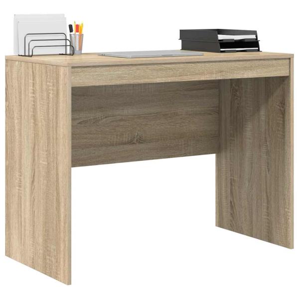Schreibtisch Sonoma-Eiche MDF mit Sonoma-Eichenfurnier