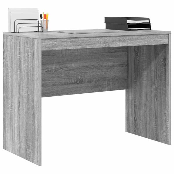 Schreibtisch Graues Sonoma MDF, Furnier 100 x 50 x 76 cm