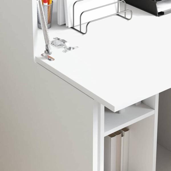 Weißer Schreibtisch Weiß Holzwerkstoff Mittel Weißer Schreibtisch