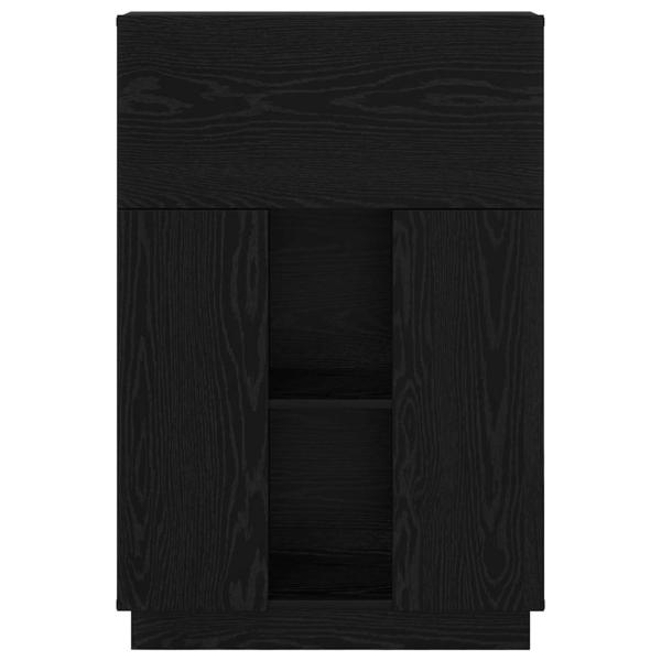 Schreibtisch aus schwarzem Eichenholz Schwarzes Eichenholz