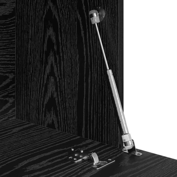 Schreibtisch aus schwarzem Eichenholz Schwarzes Eichenholz