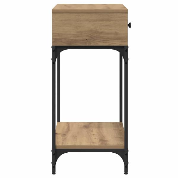 Konsolentisch Eiche 75x34.5x75 cm Holzwerkstoff