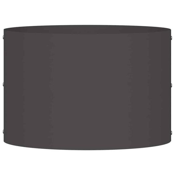 Schwarzer Metallpflanzer Schwarz Metall 30 x 30 x 20 cm