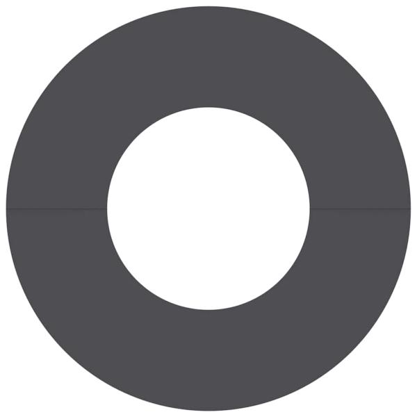 Metallpflanzgefäß Schwarz Metall 60 x 60 x 1.3 cm