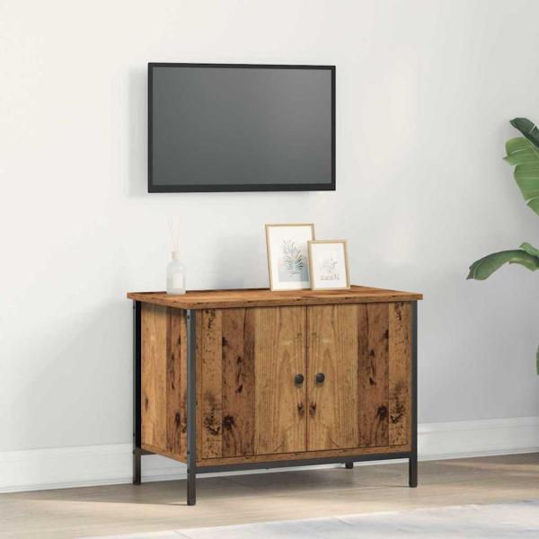 ARDEBO.de - Old Wood TV Stand Altholz Holz 60 x 35 x 45 cm Langlebig