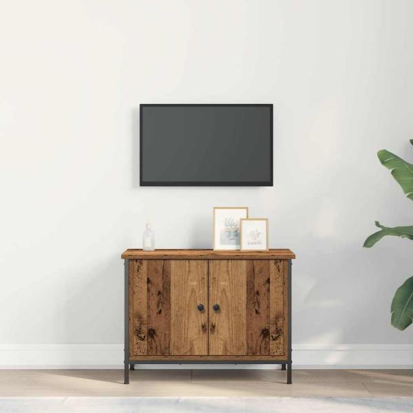 Old Wood TV Stand Altholz Holz 60 x 35 x 45 cm Langlebig