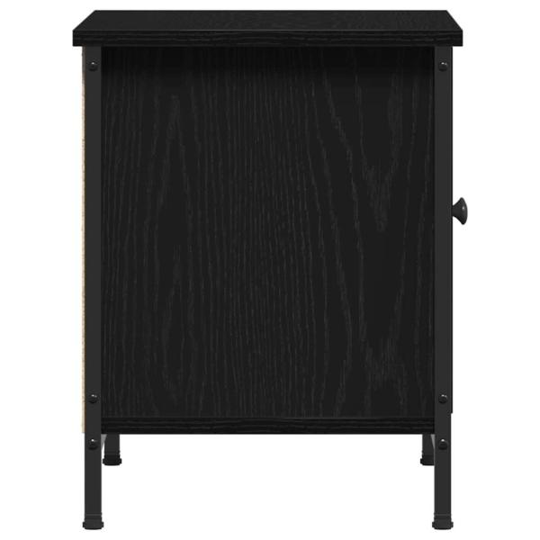 TV-Schränk 60 x 35 x 45 cm Schwarz Eichen-Optik Holzwerkstoff