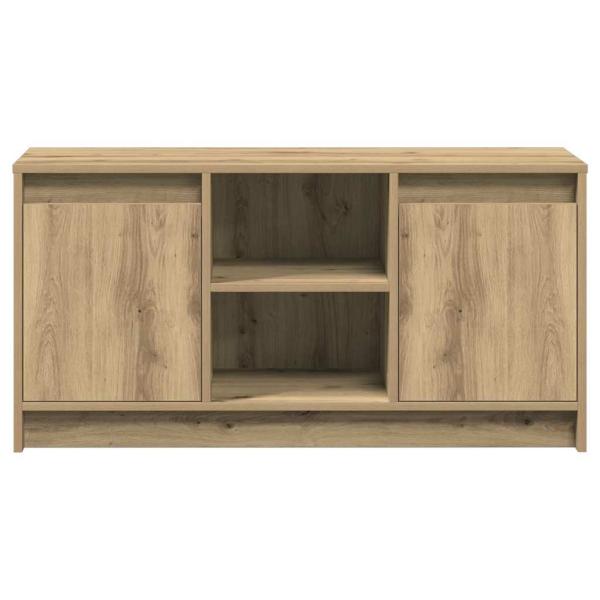 Entertainment Center Artisan Eiche Holzwerkstoff Mittel Regale