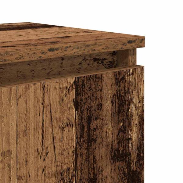 Alter Holz Nachttisch Altes Holz Solides recyceltes Holz