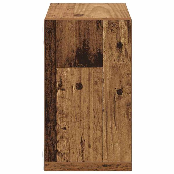 Wandregale Altes Holz Massivholz Altholz 26 x 15 x 26 cm