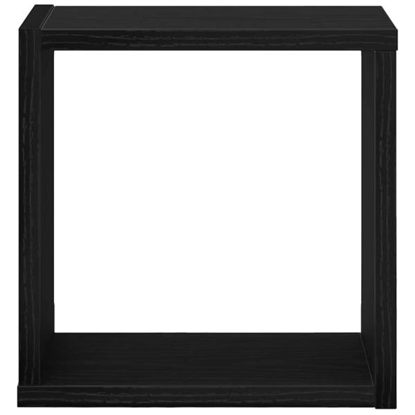 Wandmontierte Regale Schwarze Eiche Holzwerkstoff 26 x 15 x 26 cm