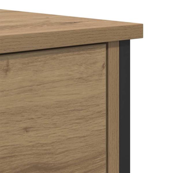 Nachttische 2 Stk Artisan Eiche 40x42x60 cm Holzwerkstoff