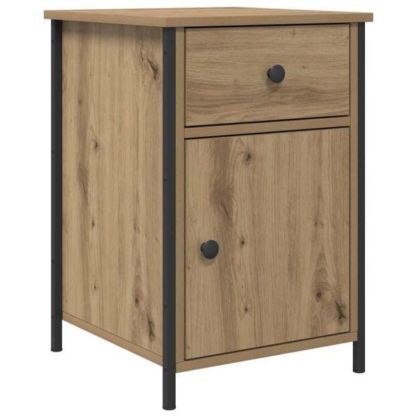 Nachttische 2 Stk Artisan Eiche 40x42x60 cm Holzwerkstoff