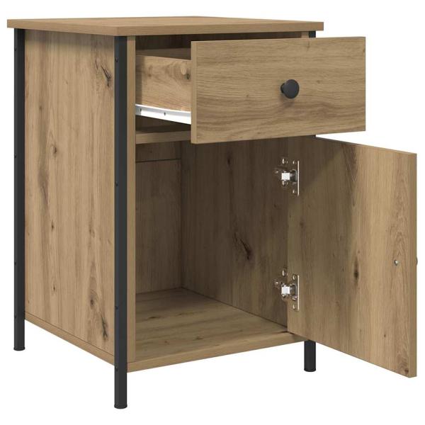 Nachttische 2 Stk Artisan Eiche 40x42x60 cm Holzwerkstoff