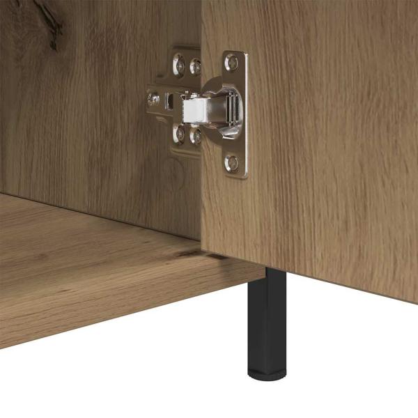 Nachttische 2 Stk Artisan Eiche 40x42x60 cm Holzwerkstoff