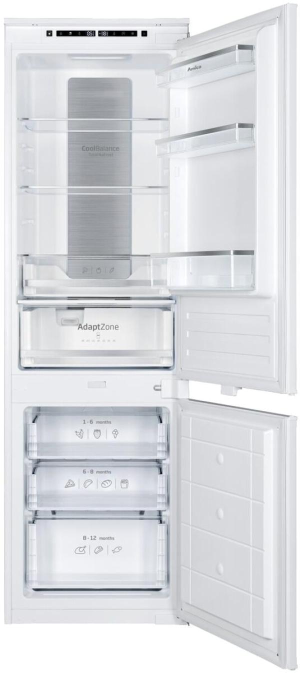 ARDEBO.de Amica EKGCS 387 960 Einbau-Kühl-/Gefrierkombination, Nischenhöhe: 178 cm, 244 L, Festtür-Technik, NoFrost, elektronische Steuerung, Inverter Kompressor, weiß (1195123)