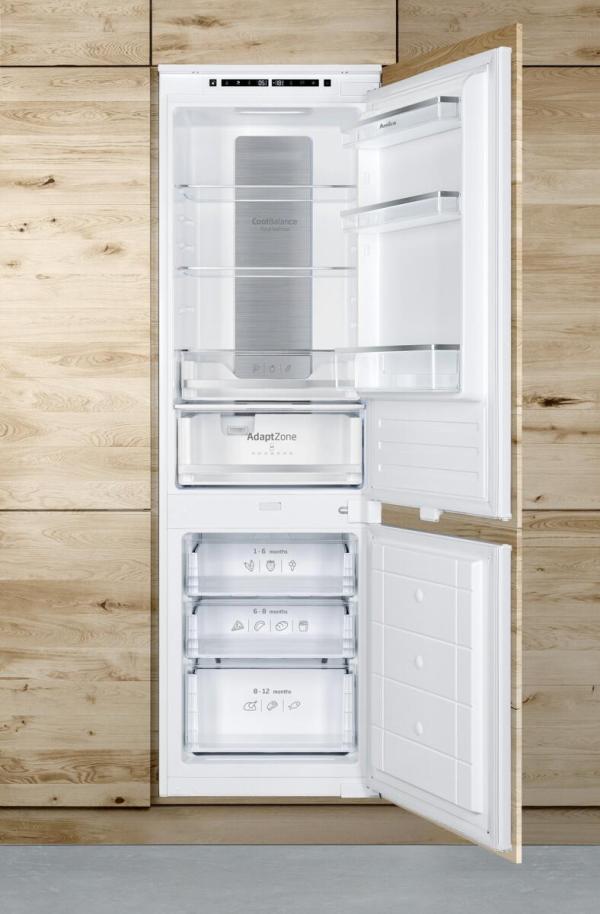 Amica EKGCS 387 960 Einbau-Kühl-/Gefrierkombination, Nischenhöhe: 178 cm, 244 L, Festtür-Technik, NoFrost, elektronische Steuerung, Inverter Kompressor, weiß (1195123)