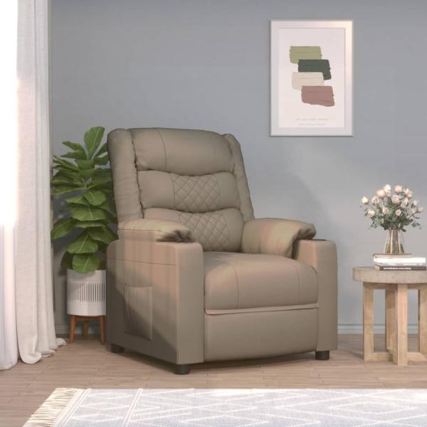 ARDEBO.de - Massagesessel Elektrisch Cappuccino-Braun Kunstleder