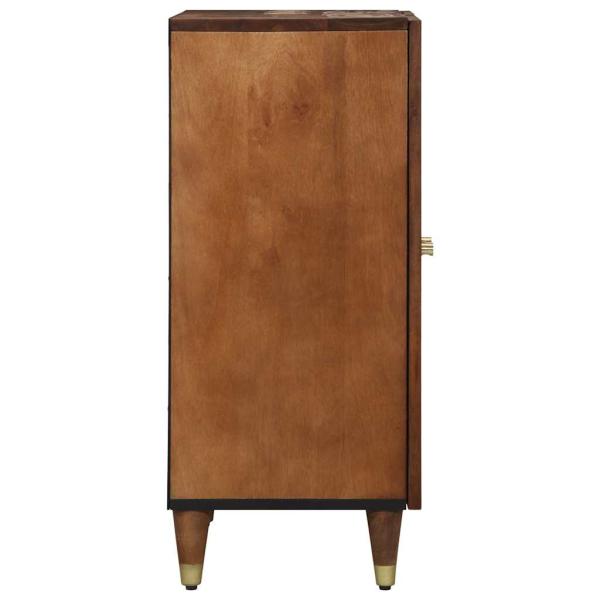Sideboards 2 Stück Honigbraun 60x33.5x75 cm Massivholz Mango, Sideboard 60x33x75 cm Massivholz Mango