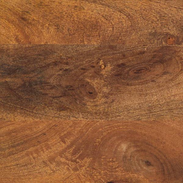 2-teiliges Badmöbel Set aus massivem Mangoholz, Badschrank 62x33x58 cm aus massivem Mangoholz, Badezimmerspiegel 50x70x3 cm aus massivem Mangoholz