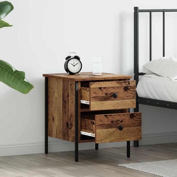 Nachttisch Alter Holz 40x42x50 cm