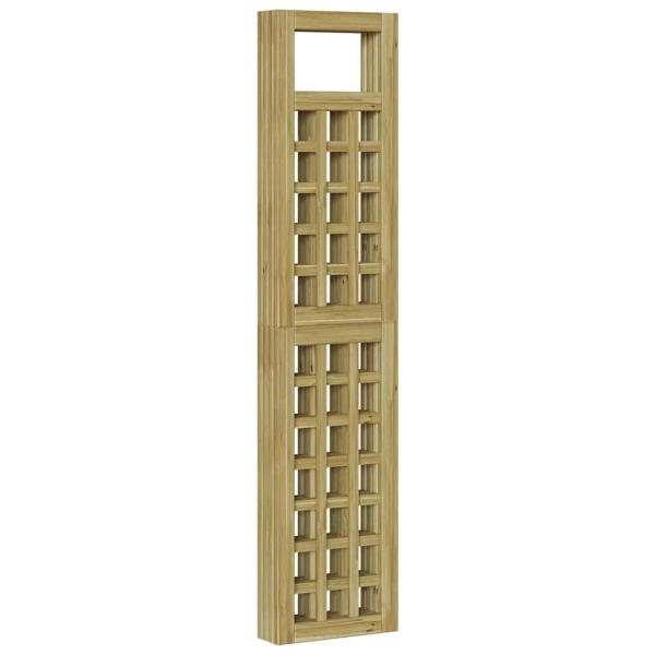 Sichtschutz Außenbereich 4 Panels behandeltes Holz Kiefer, Sichtschutz 120x180 cm behandeltes Holz Kiefer