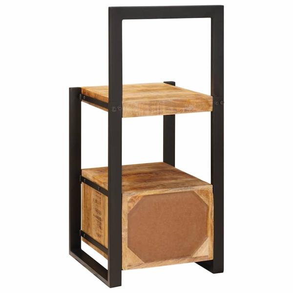 Valet Stand 40x40x90 cm Solid Rough Wood Mango