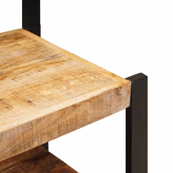 Valet Stand 40x40x90 cm Solid Rough Wood Mango