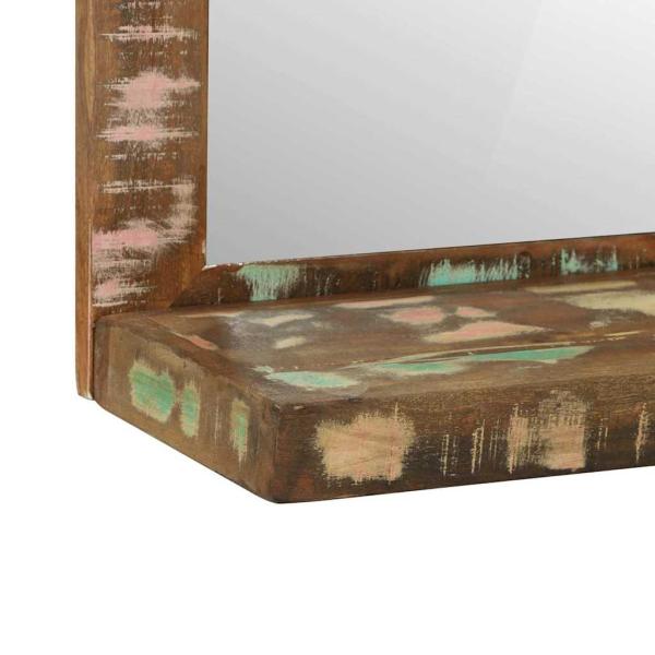 Badezimmerspiegel 50x22x70 cm Massivholz Recycelt