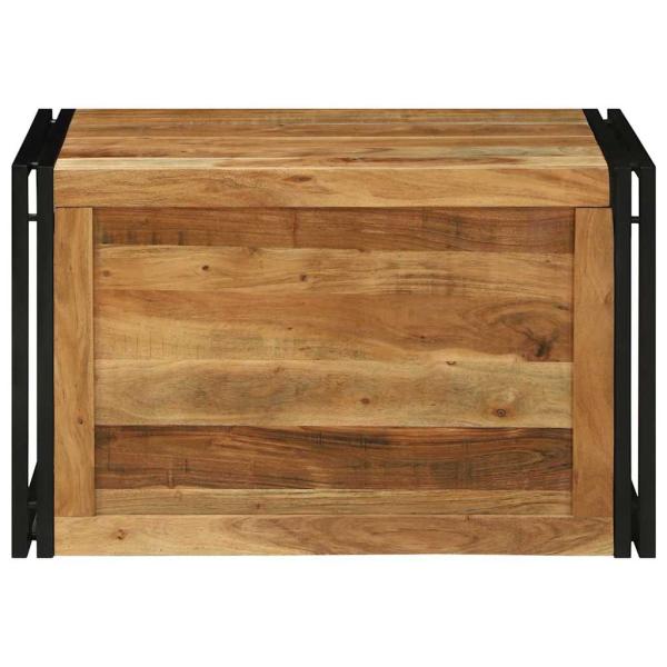 Aufbewahrungskiste 80x50x50 cm Massivholz Akazie
