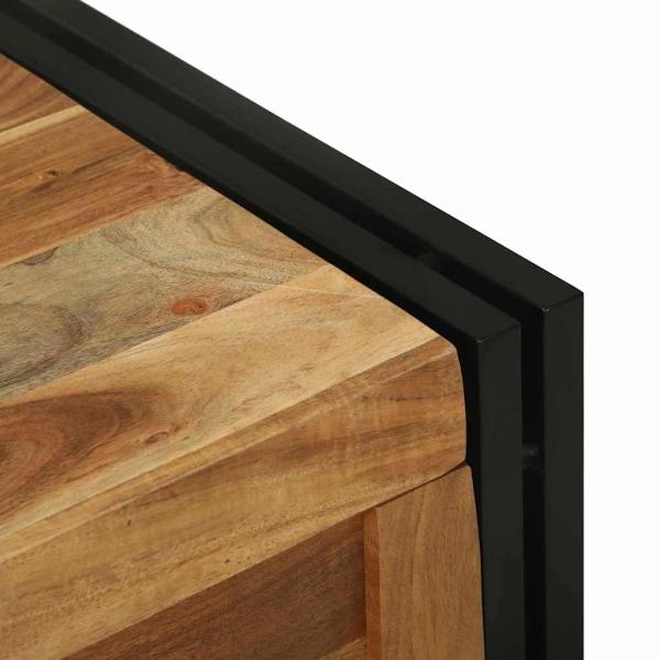 Aufbewahrungskiste 80x50x50 cm Massivholz Akazie