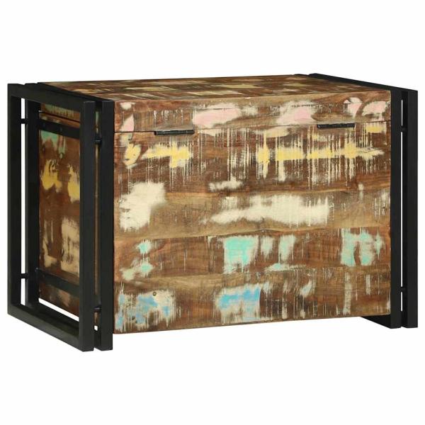 ARDEBO.de - Aufbewahrungsbox 60x40x41 cm Massivholz Altholz