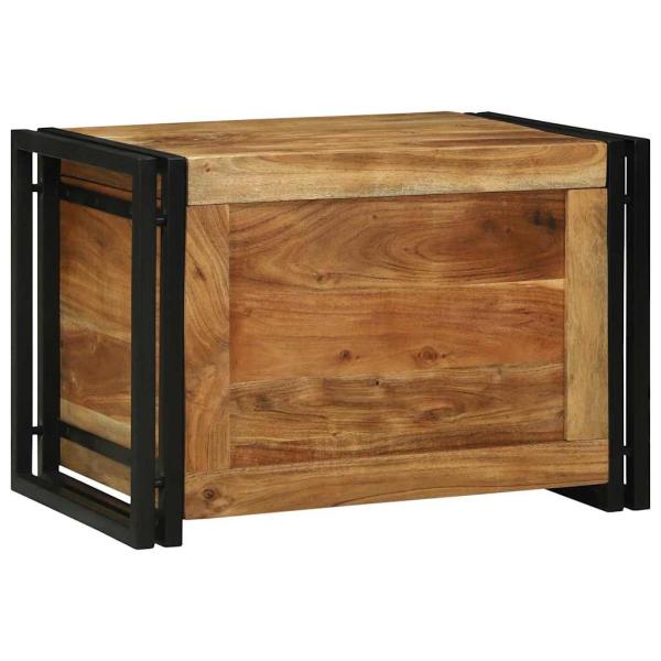 Aufbewahrungskiste 60x40x41 cm Massivholz Akazie