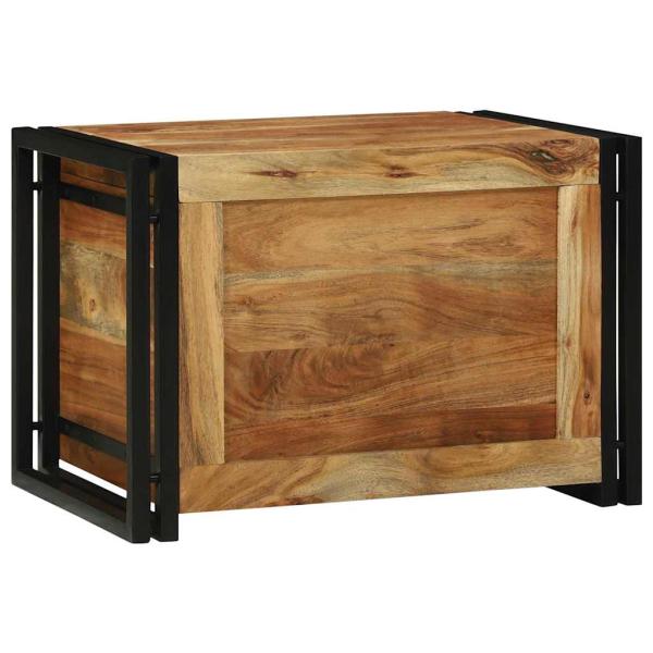 Aufbewahrungskiste 60x40x41 cm Massivholz Akazie