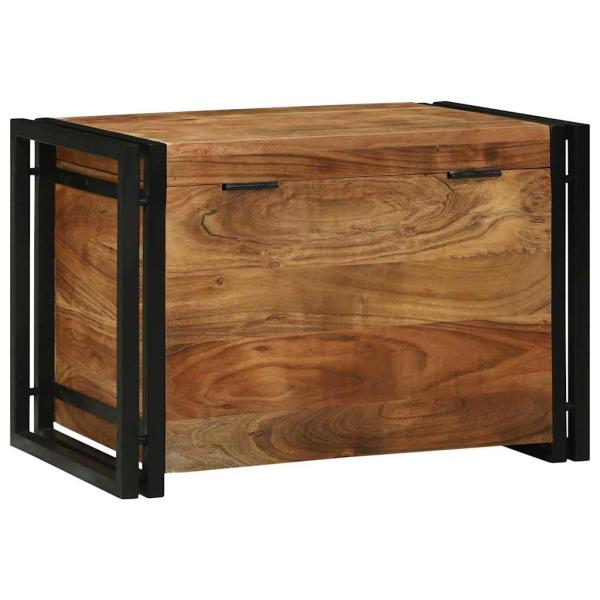 Aufbewahrungskiste 60x40x41 cm Massivholz Akazie
