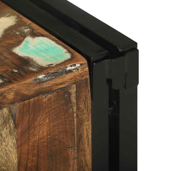 Weinregal 34,5x35x39 cm Massivholz Altholz