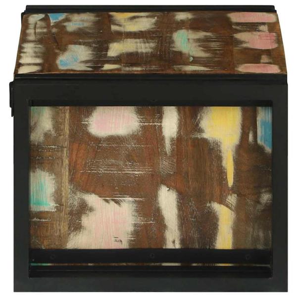 Weinregal 46x35x27,5 cm Massivholz Altholz