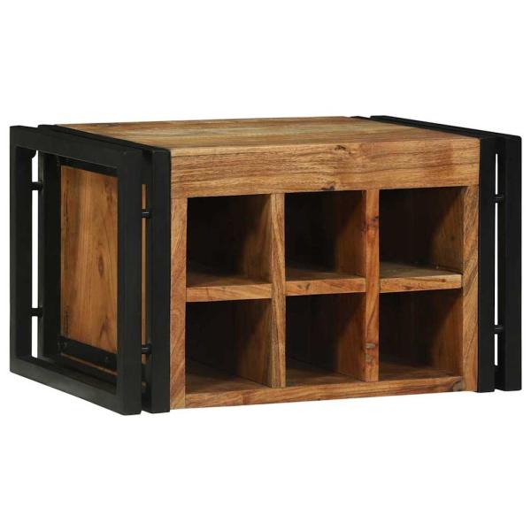 ARDEBO.de - Weinregal 46x35x27,5 cm Massivholz Akazie