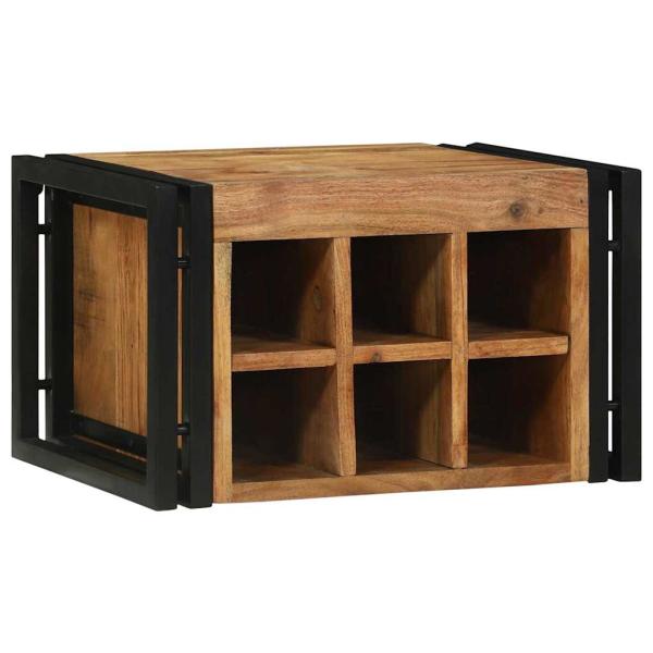 Weinregal 46x35x27,5 cm Massivholz Akazie