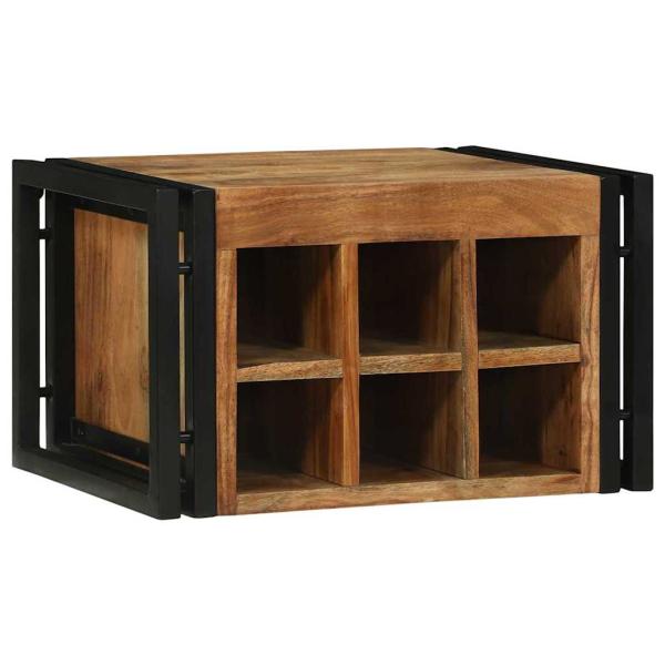 Weinregal 46x35x27,5 cm Massivholz Akazie