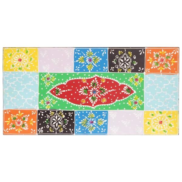 Wandregale 2 Stück 40x20x6 cm Massivholz Mango