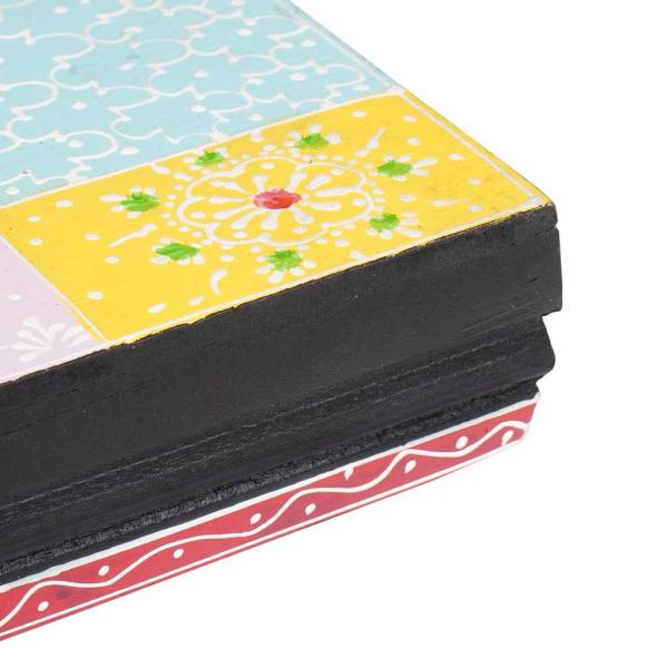 Wandregale 2 Stück 60x20x6 cm Massivholz Mango