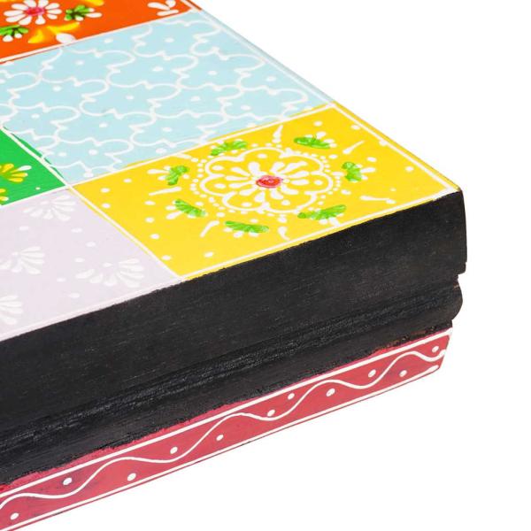 Wandregale 2 Stück 100x20x6 cm Massives Mango-Holz