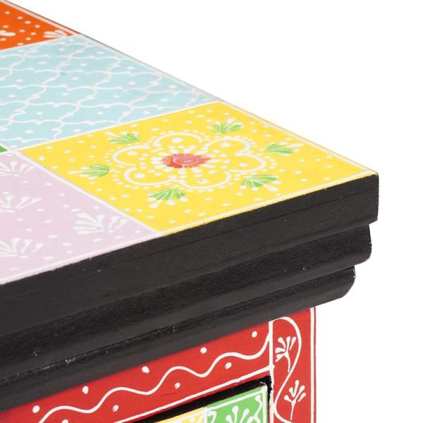 Wandmontierter TV-Schrank 60x30x24 cm Massivholz Grobe Mango